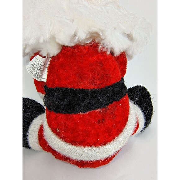Vintage Santa Joelson Industries Christmas Holiday Home Decor Plush 12" Sitting - Picture 7 of 12